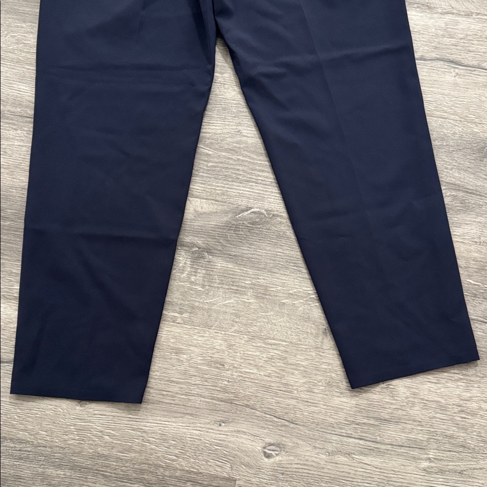 NWOT Athleta Endless High Rise Navy Pull On Straight Ankle Pant Size 10 - Picture 8 of 14